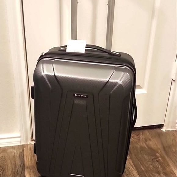 Samsonite Ashurst 20" Hard Side Spinner Luggage- Steel Grey - Picture 12 of 13
